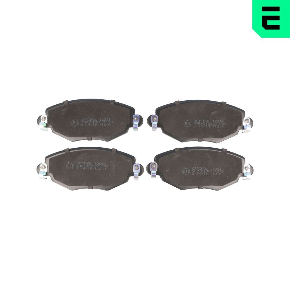 Гальмівні колодки дискові OPTIMAL BP12091 - zapix