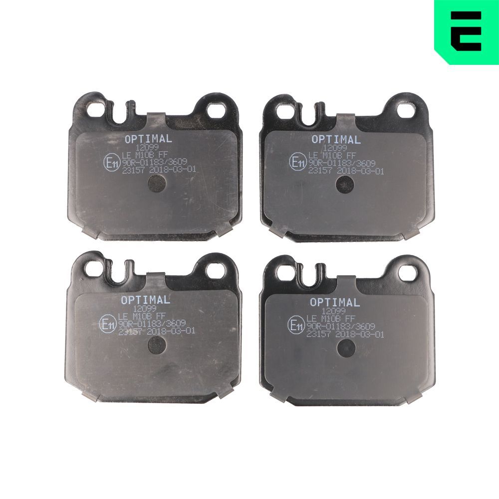 Гальмівні колодки дискові OPTIMAL BP12099 - zapix