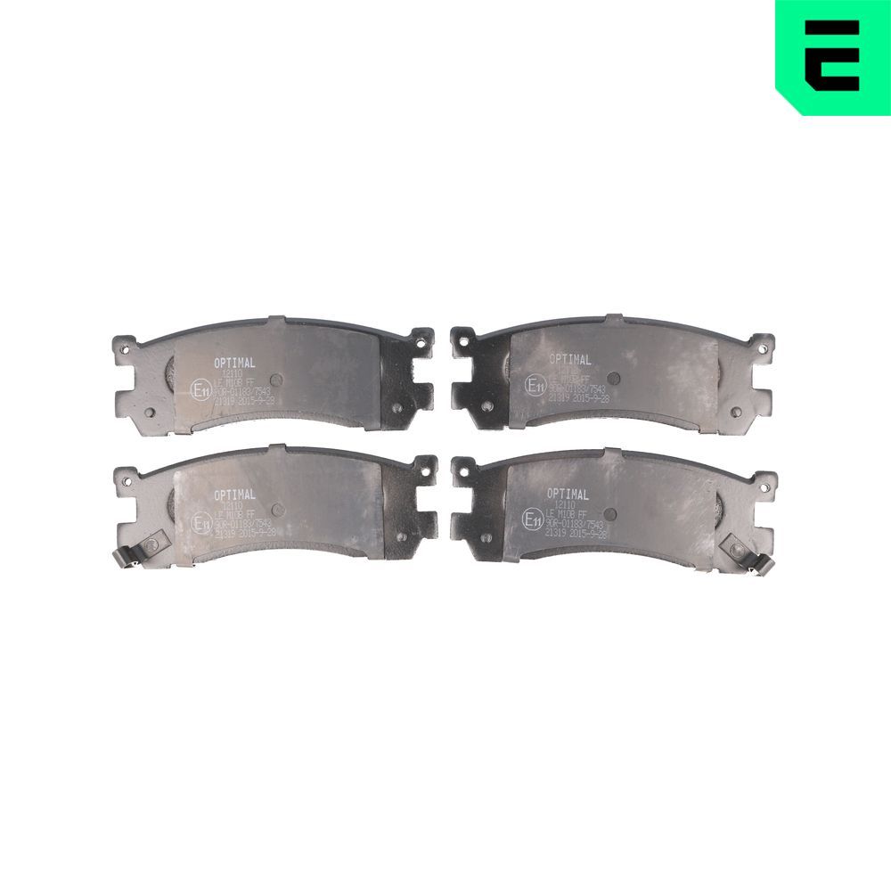 Гальмівні колодки дискові OPTIMAL BP12110 - zapix