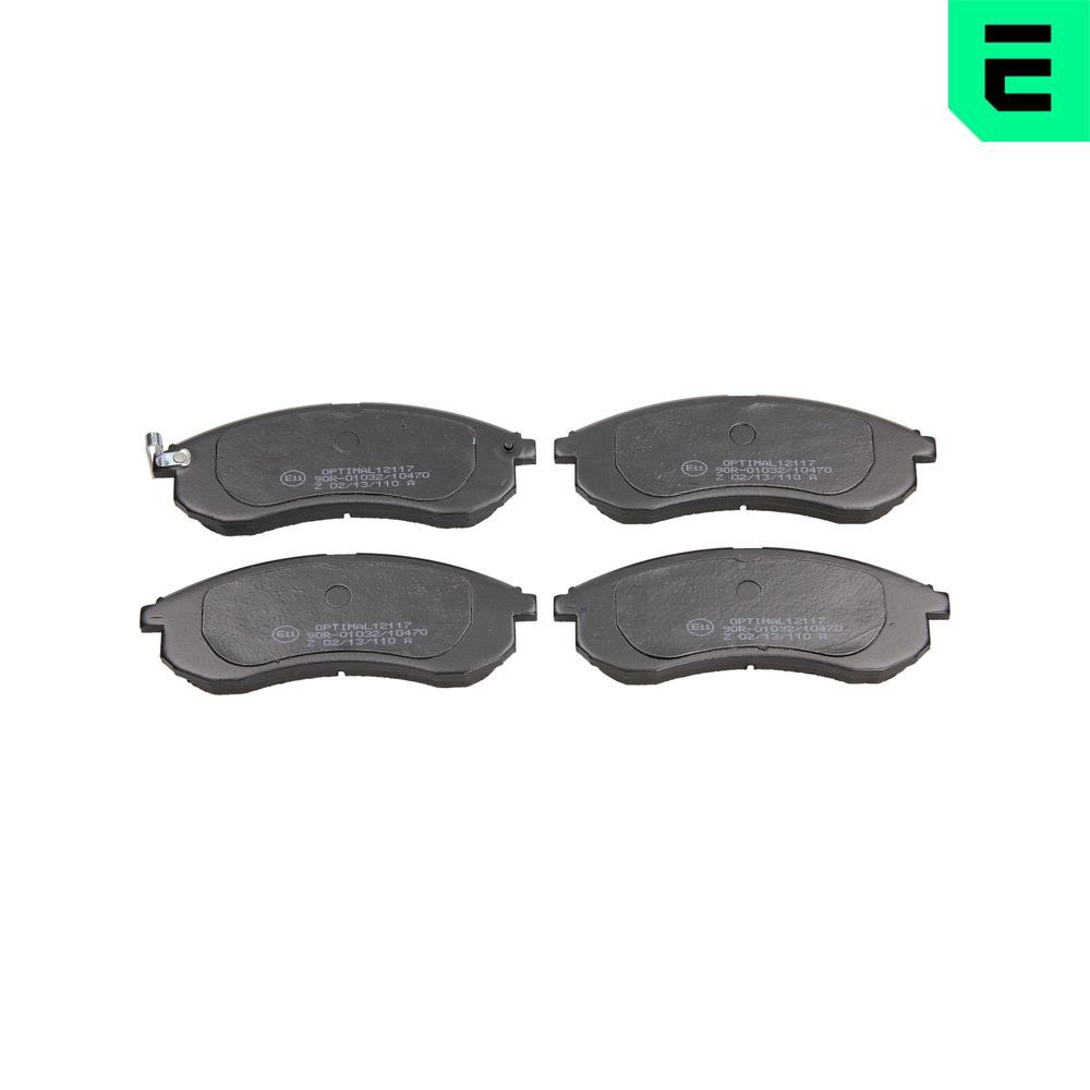 Гальмівні колодки дискові OPTIMAL BP12117 - zapix