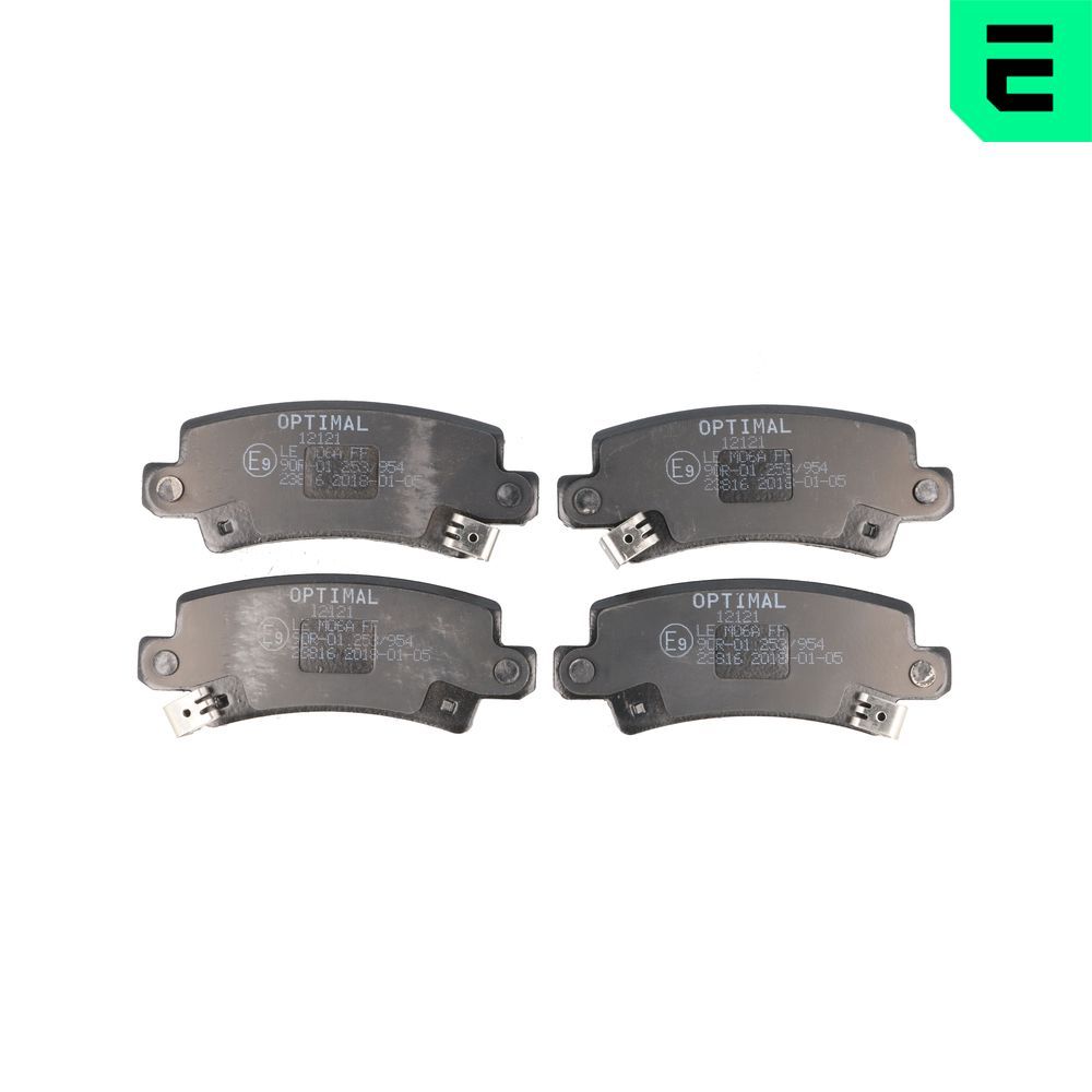 Гальмівні колодки дискові OPTIMAL BP12121 - zapix