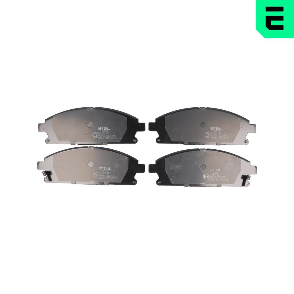 Гальмівні колодки дискові OPTIMAL BP12125 - zapix