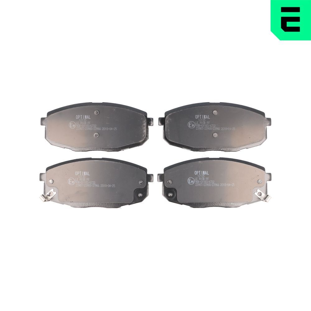 Гальмівні колодки дискові OPTIMAL BP12135 - zapix
