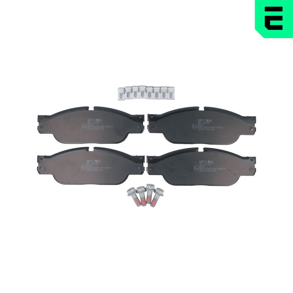 Гальмівні колодки дискові OPTIMAL BP12138 - zapix