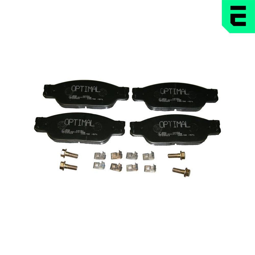 Гальмівні колодки дискові OPTIMAL BP12151 - zapix