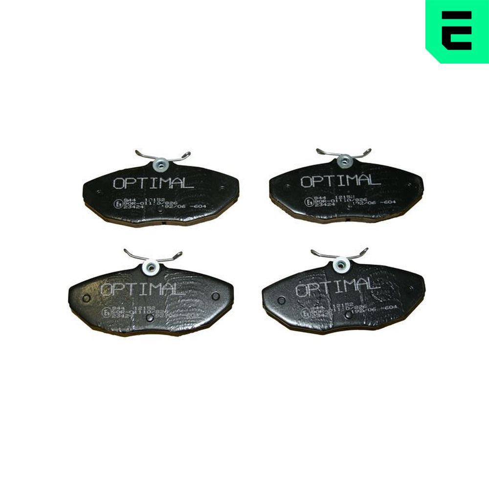 Гальмівні колодки дискові OPTIMAL BP12152 - zapix