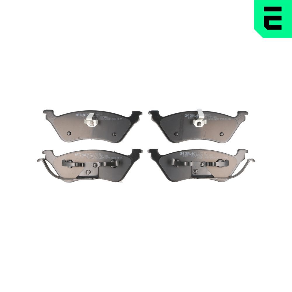 Гальмівні колодки дискові OPTIMAL BP12153 - zapix