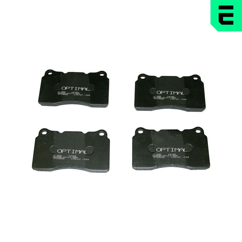 Гальмівні колодки дискові OPTIMAL BP12166 - zapix