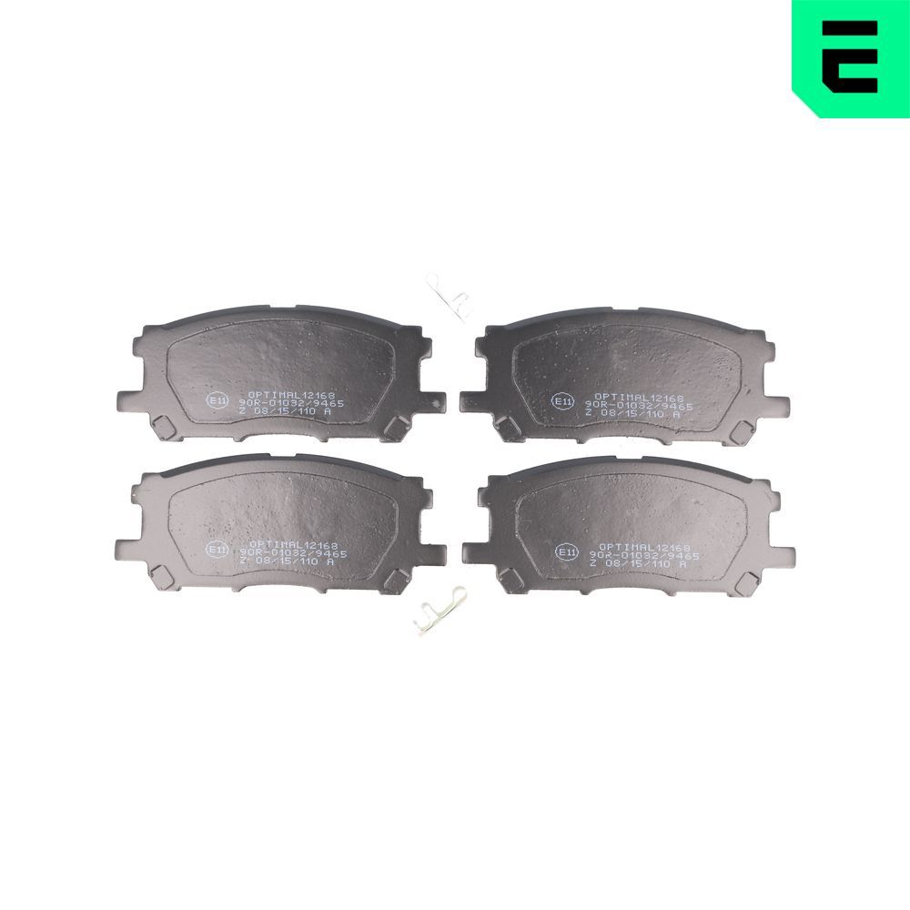 Гальмівні колодки дискові OPTIMAL BP12168 - zapix