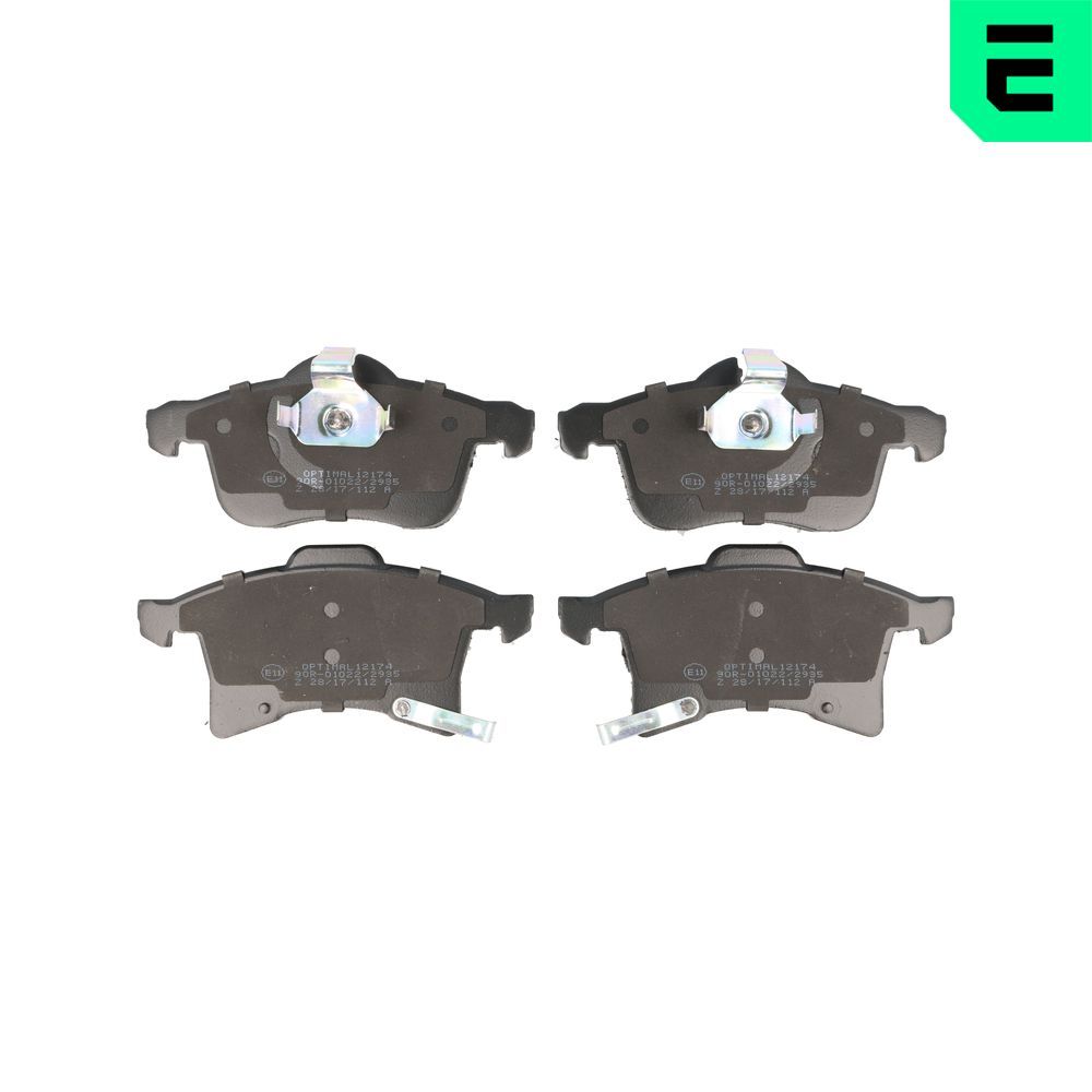 Гальмівні колодки дискові OPTIMAL BP12174 - zapix