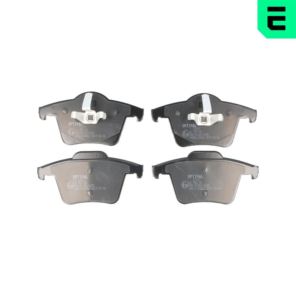 Гальмівні колодки дискові OPTIMAL BP12187 - zapix