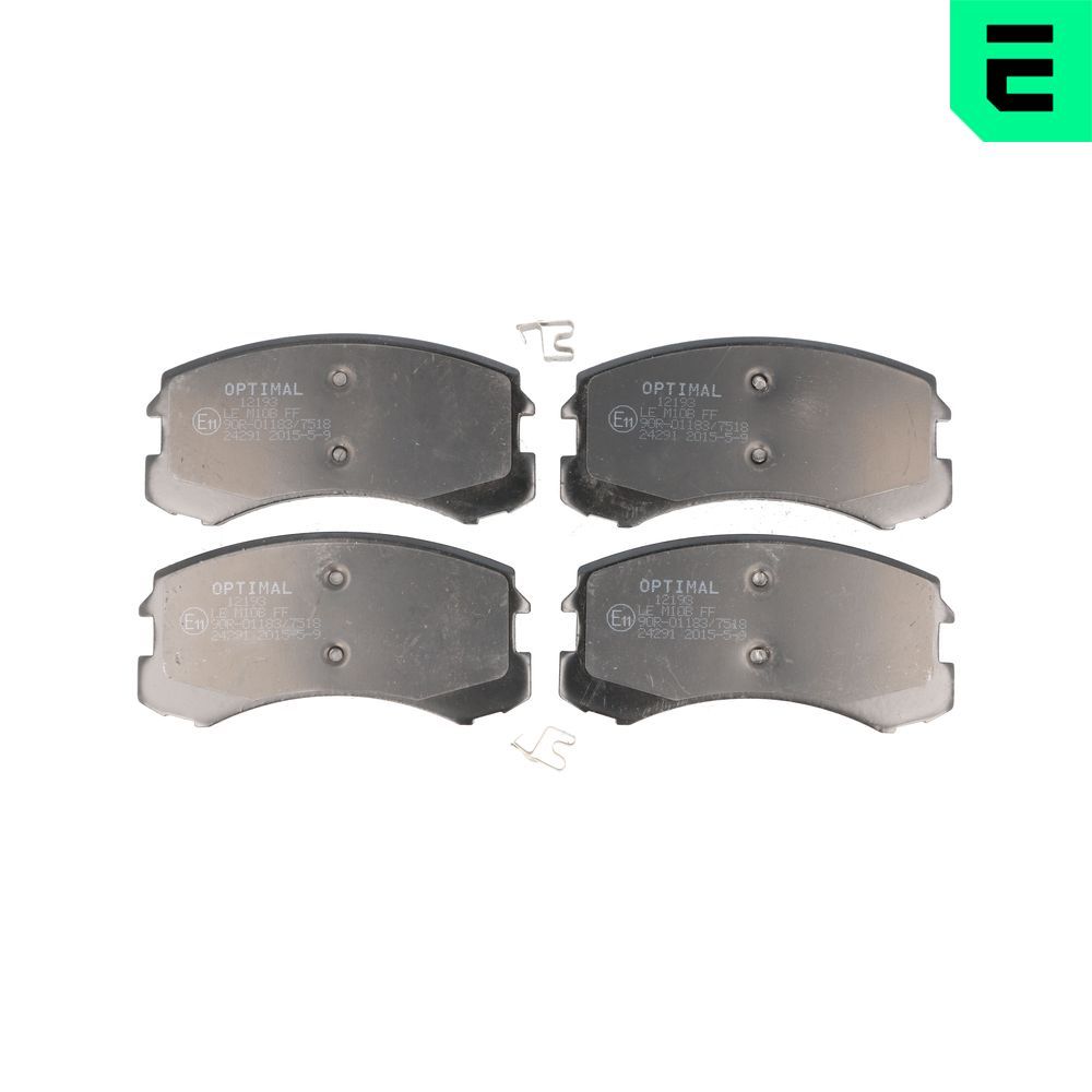 Гальмівні колодки дискові OPTIMAL BP12193 - zapix