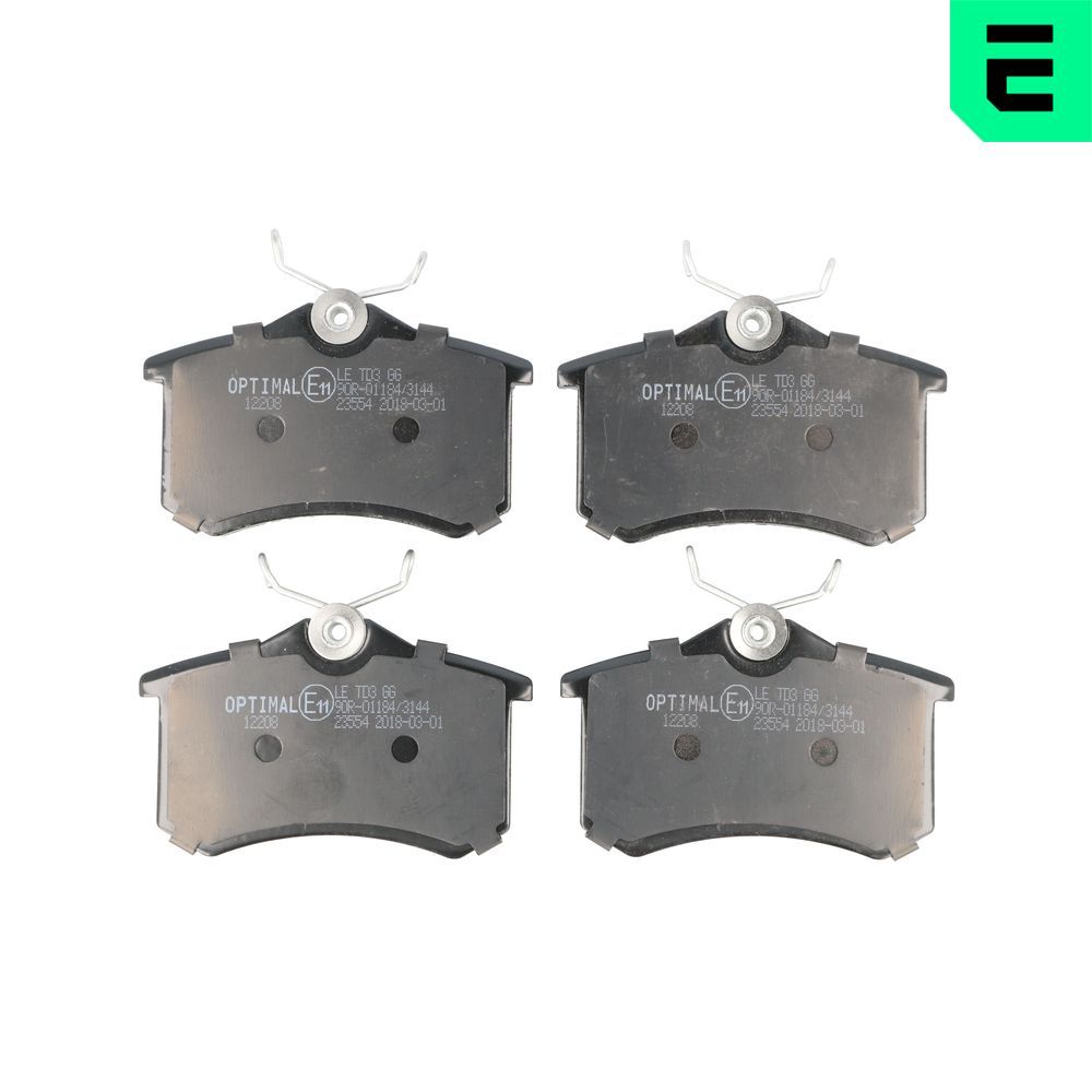 Гальмівні колодки дискові OPTIMAL BP12208 - zapix