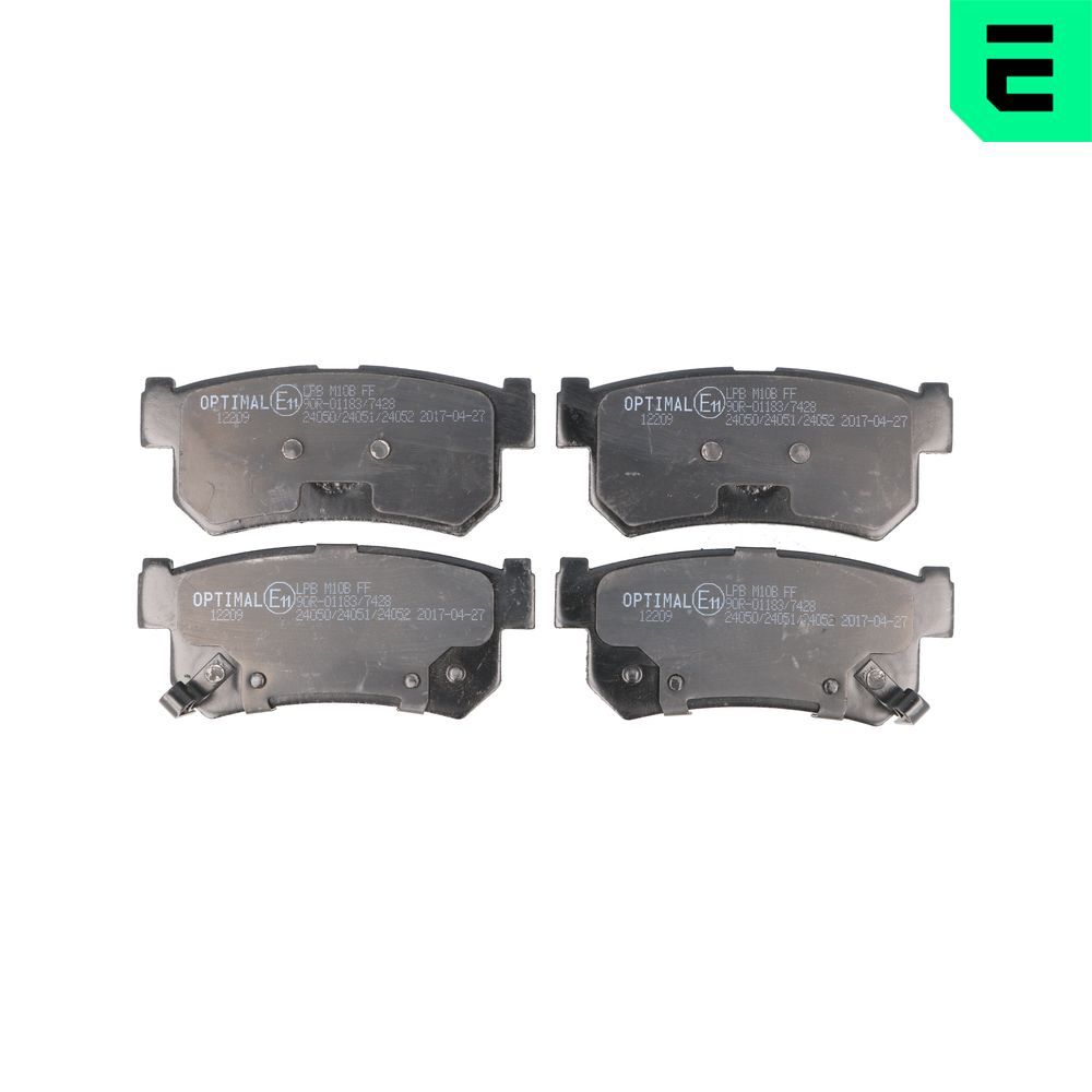 Гальмівні колодки дискові OPTIMAL BP12209 - zapix