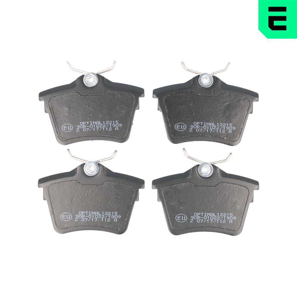 Гальмівні колодки дискові OPTIMAL BP12215 - zapix