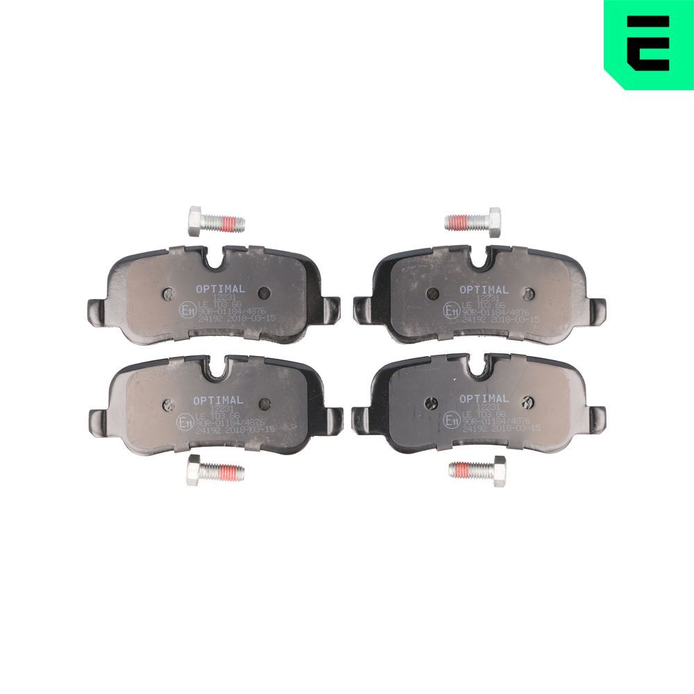 Гальмівні колодки дискові OPTIMAL BP12231 - zapix