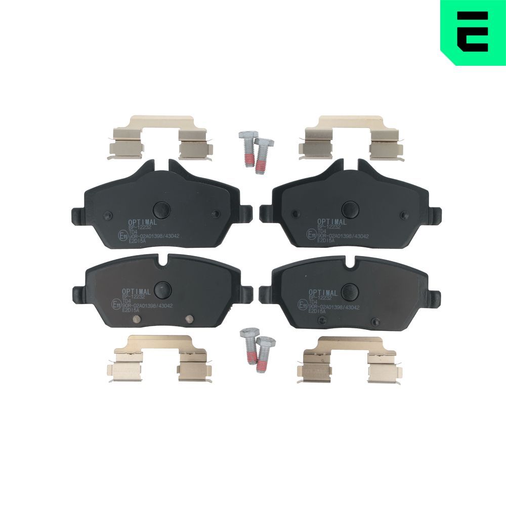Гальмівні колодки дискові OPTIMAL BP12232 - zapix