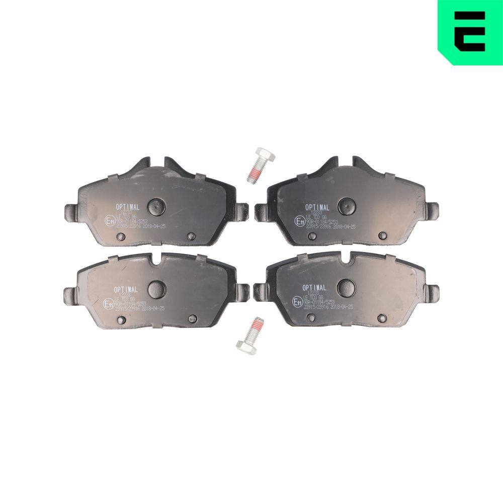Гальмівні колодки дискові OPTIMAL BP12233 - zapix