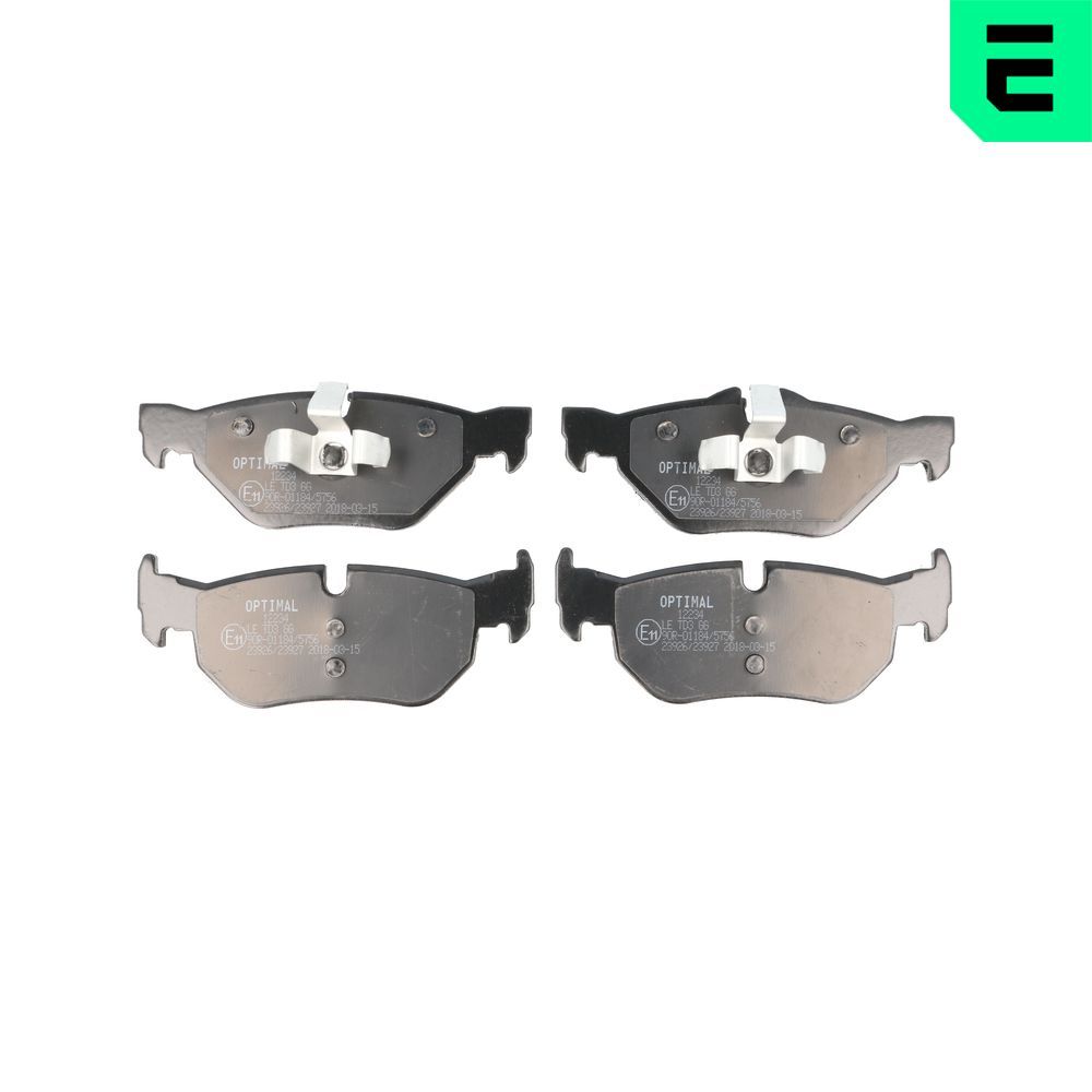 Гальмівні колодки дискові OPTIMAL BP12234 - zapix