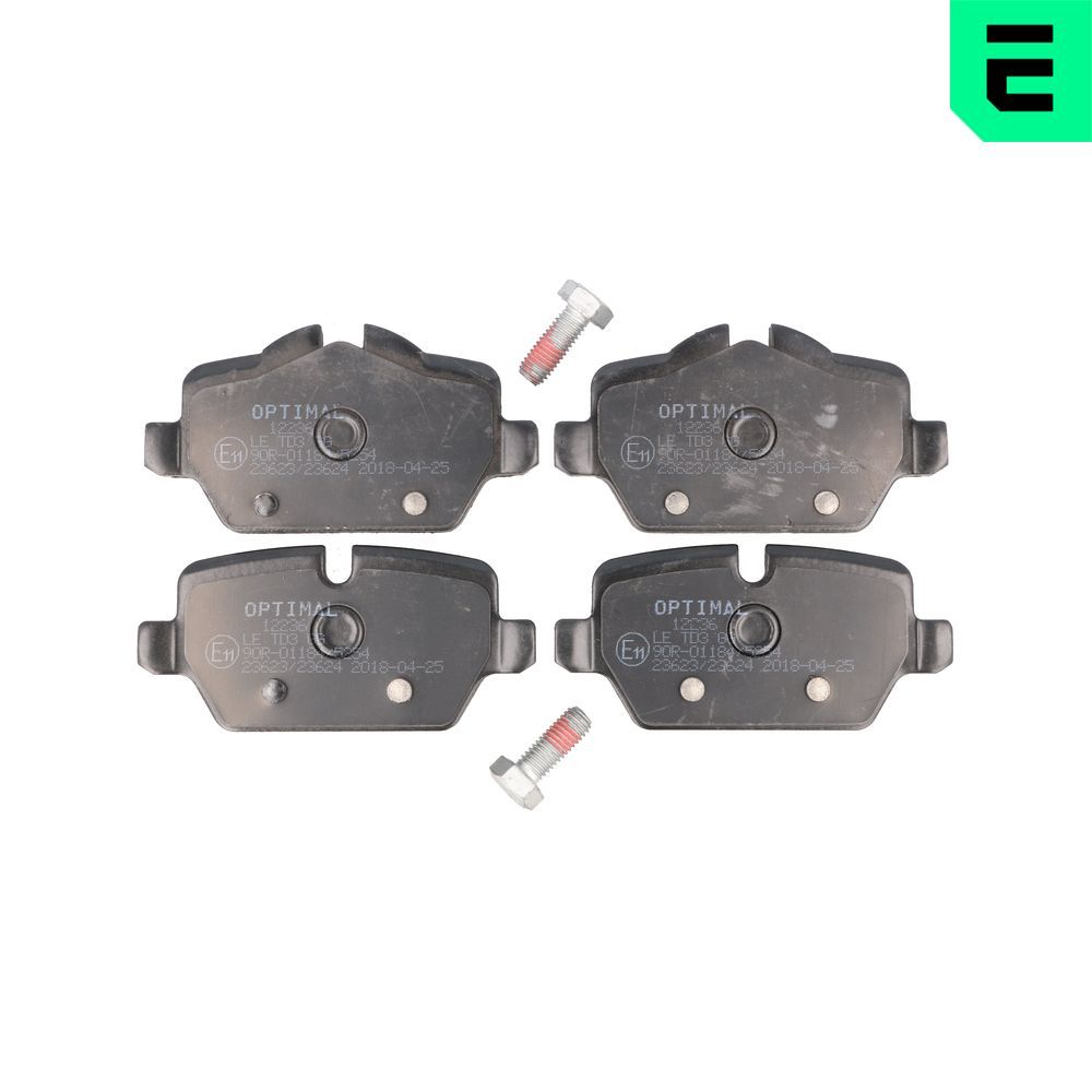 Гальмівні колодки дискові OPTIMAL BP12236 - zapix