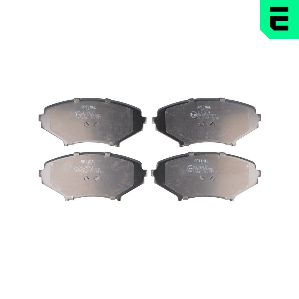 Гальмівні колодки дискові OPTIMAL BP12237 - zapix