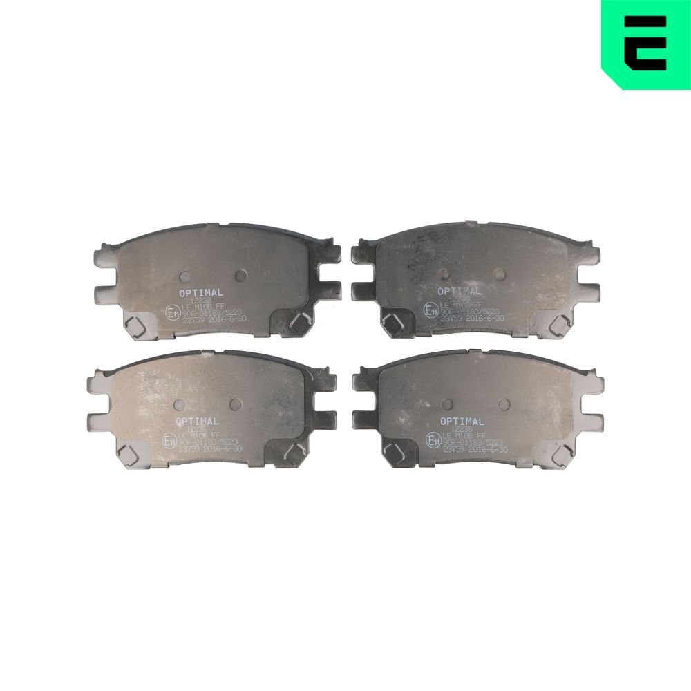 Гальмівні колодки дискові OPTIMAL BP12238 - zapix