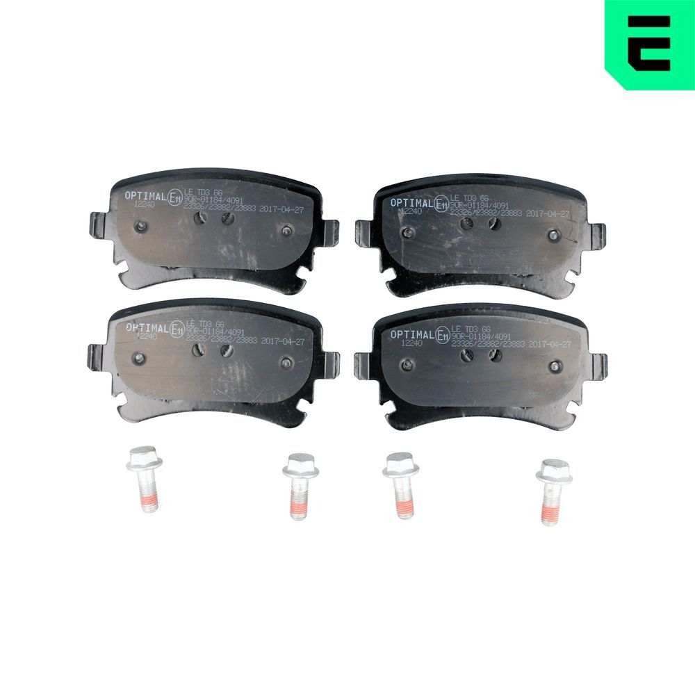 Гальмівні колодки дискові OPTIMAL BP12240 - zapix