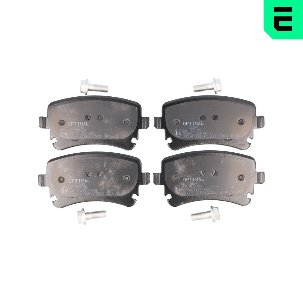 Гальмівні колодки дискові OPTIMAL BP12242 - zapix