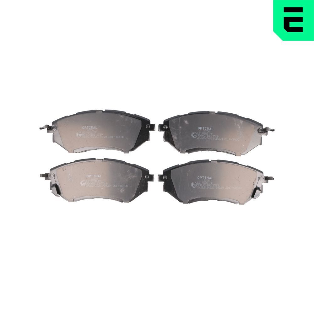 Гальмівні колодки дискові OPTIMAL BP12256 - zapix