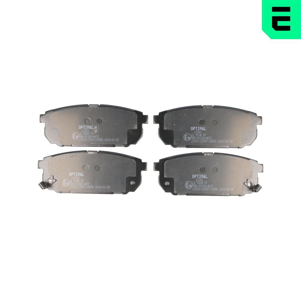 Гальмівні колодки дискові OPTIMAL BP12261 - zapix