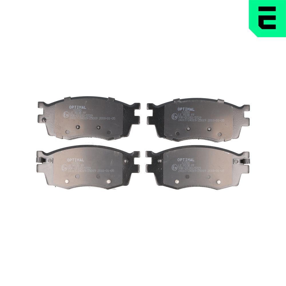 Гальмівні колодки дискові OPTIMAL BP12280 - zapix