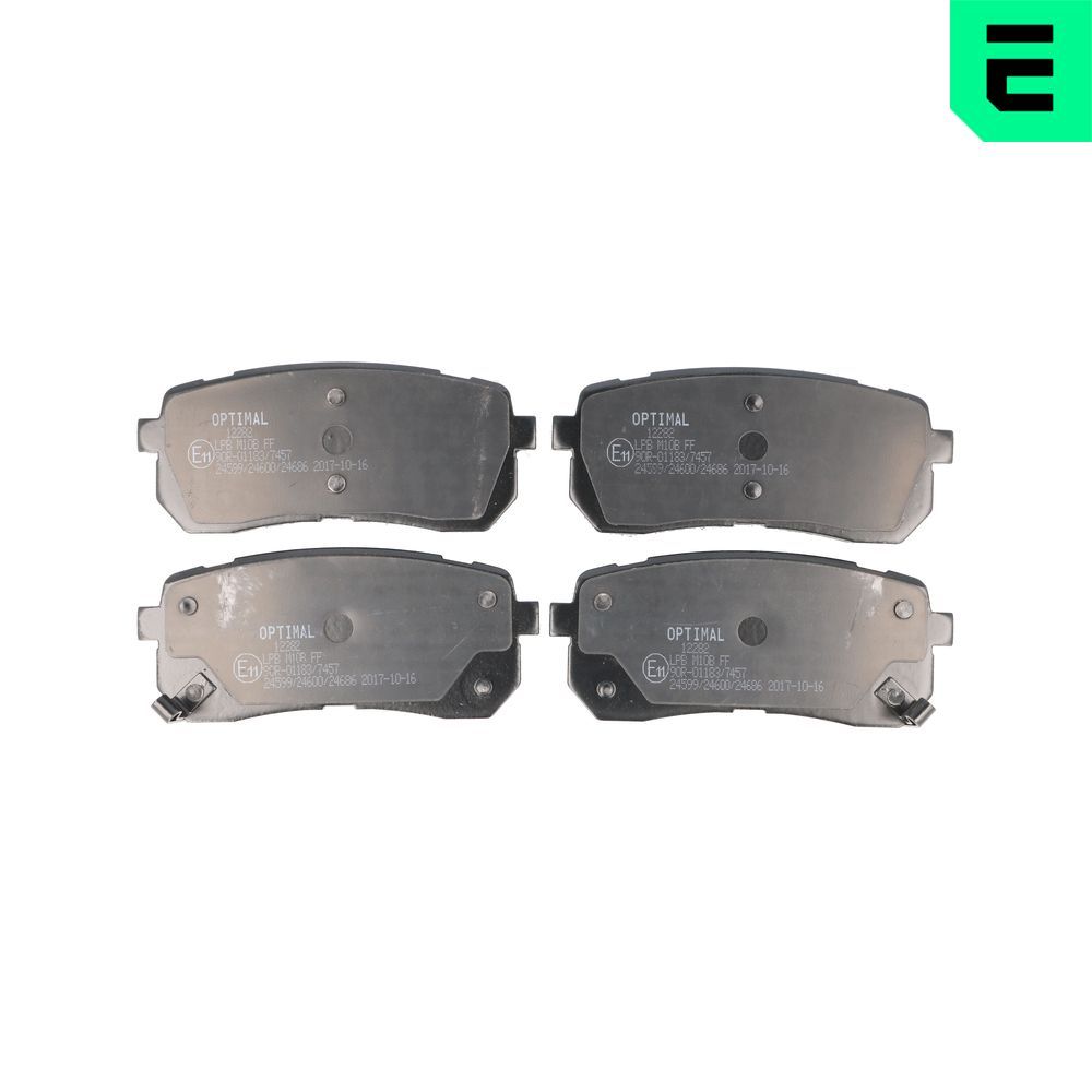Гальмівні колодки дискові OPTIMAL BP12282 - zapix