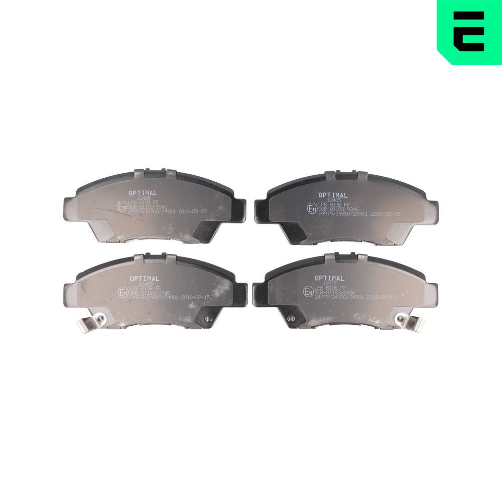 Гальмівні колодки дискові OPTIMAL BP12405 - zapix