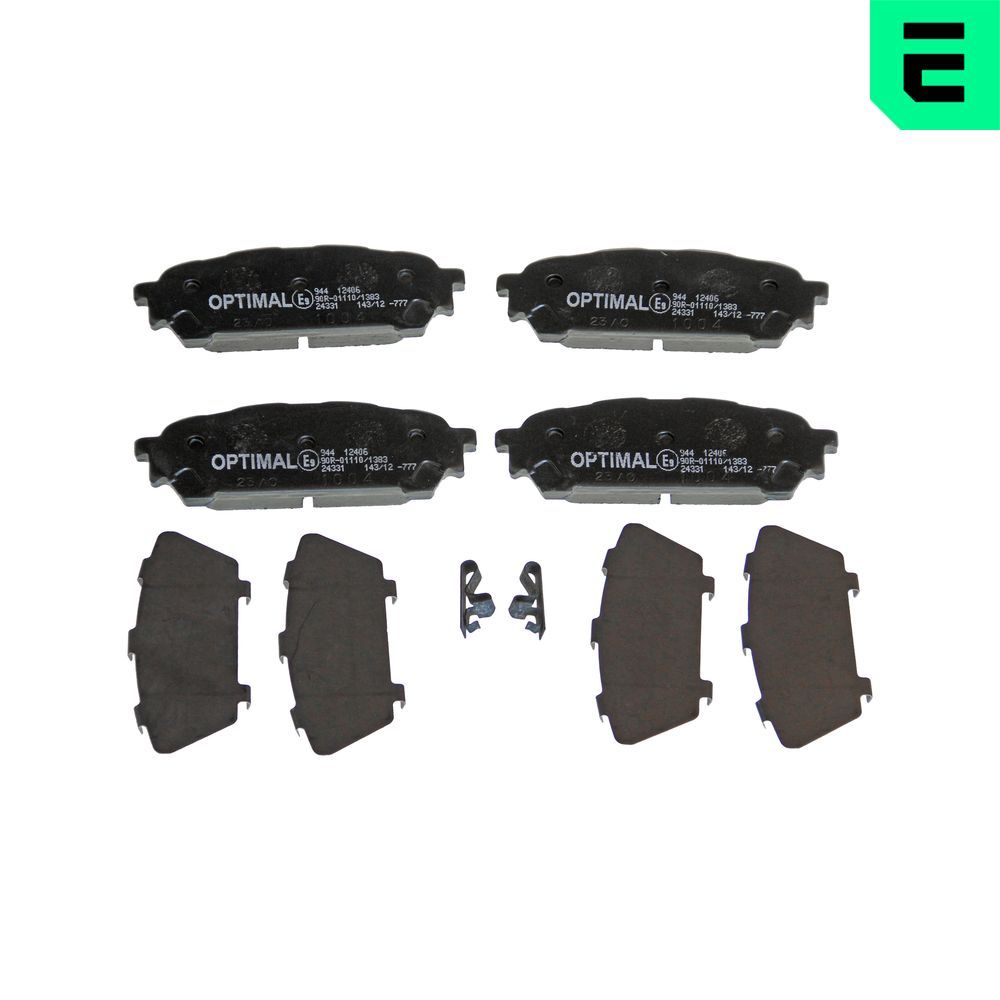 Гальмівні колодки дискові OPTIMAL BP12406 - zapix