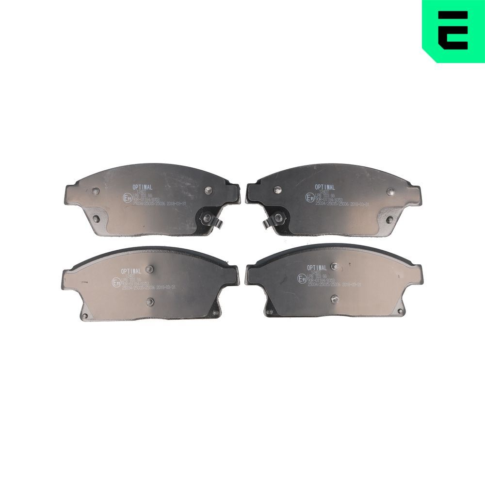 Гальмівні колодки дискові OPTIMAL BP12407 - zapix