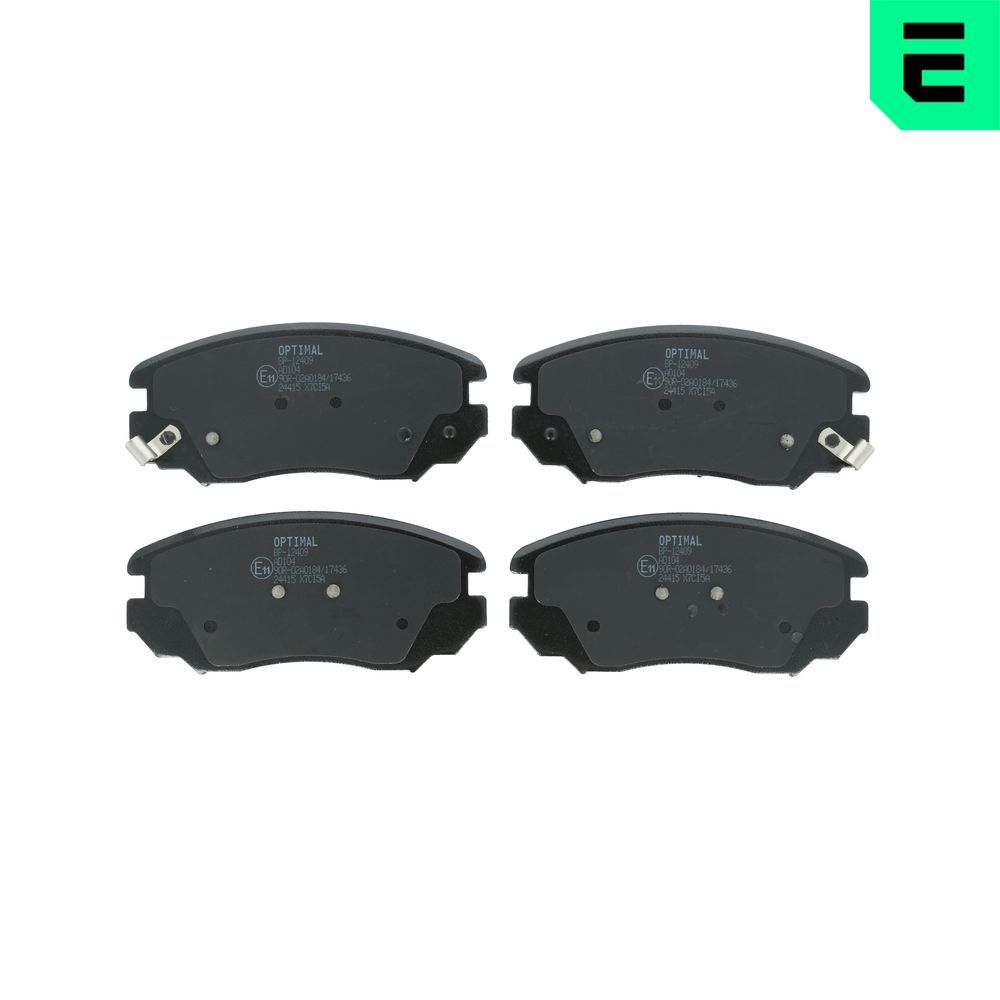 Гальмівні колодки дискові OPTIMAL BP12409 - zapix