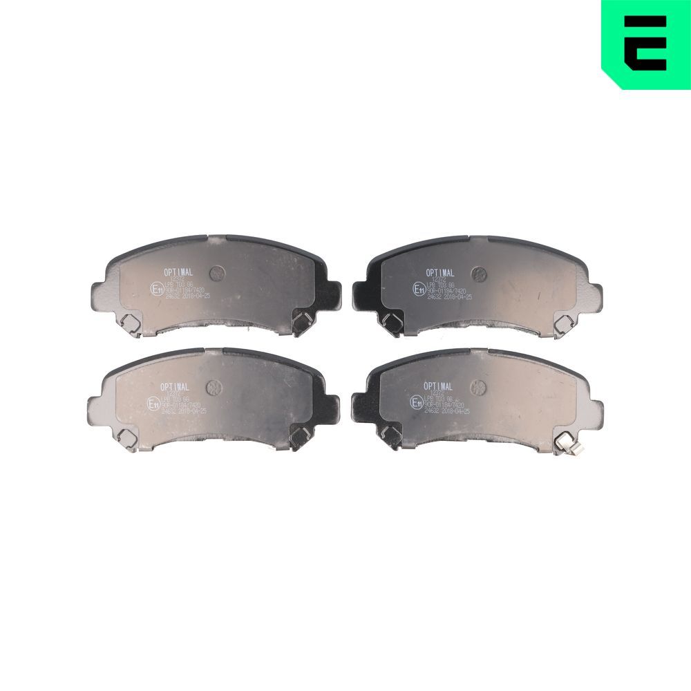 Гальмівні колодки дискові OPTIMAL BP12372 - zapix