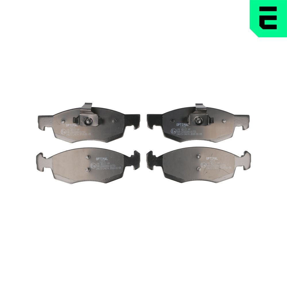 Гальмівні колодки дискові OPTIMAL BP12375 - zapix