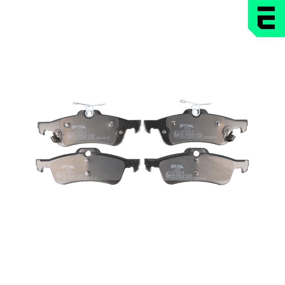 Гальмівні колодки дискові OPTIMAL BP12379 - zapix