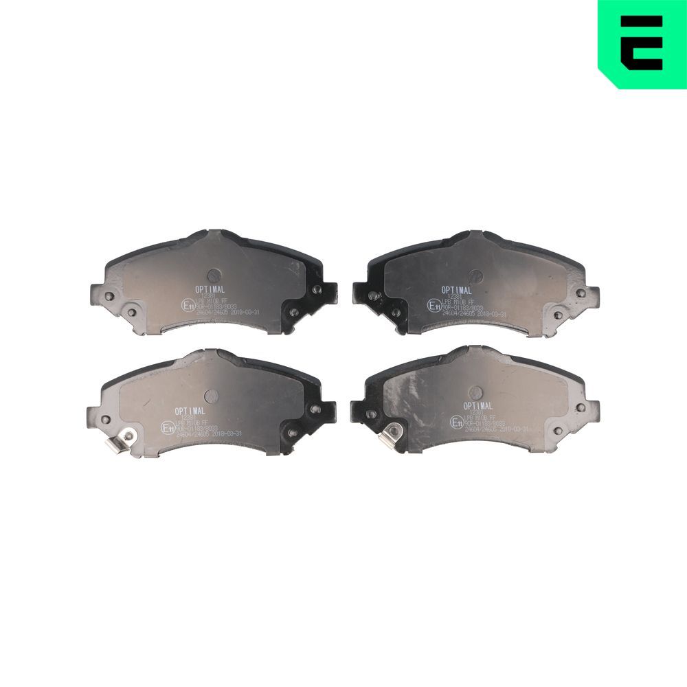 Гальмівні колодки дискові OPTIMAL BP12381 - zapix