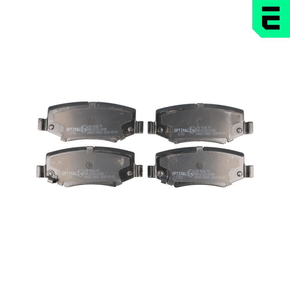 Гальмівні колодки дискові OPTIMAL BP12382 - zapix