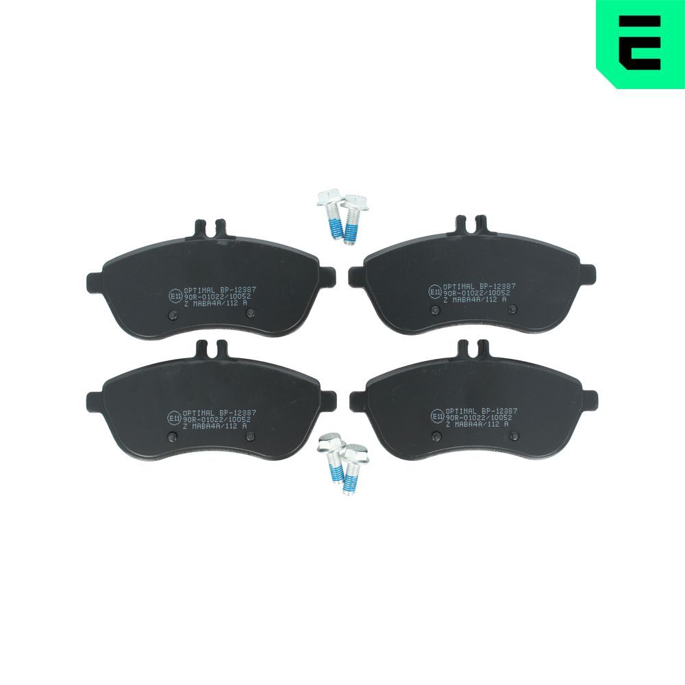 Гальмівні колодки дискові OPTIMAL BP12387 - zapix