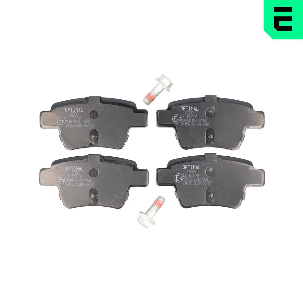Гальмівні колодки дискові OPTIMAL BP12388 - zapix