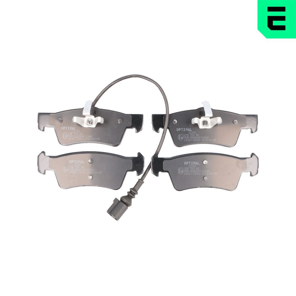 Гальмівні колодки дискові OPTIMAL BP12389 - zapix