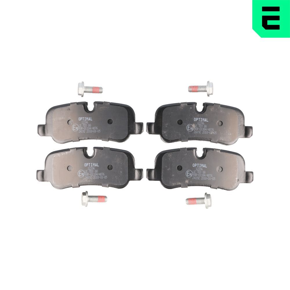 Гальмівні колодки дискові OPTIMAL BP12396 - zapix