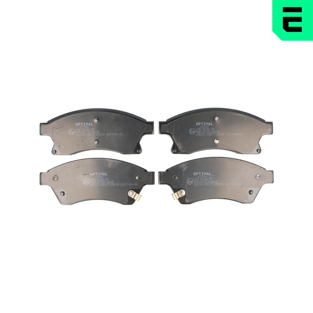 Гальмівні колодки дискові OPTIMAL BP12399 - zapix