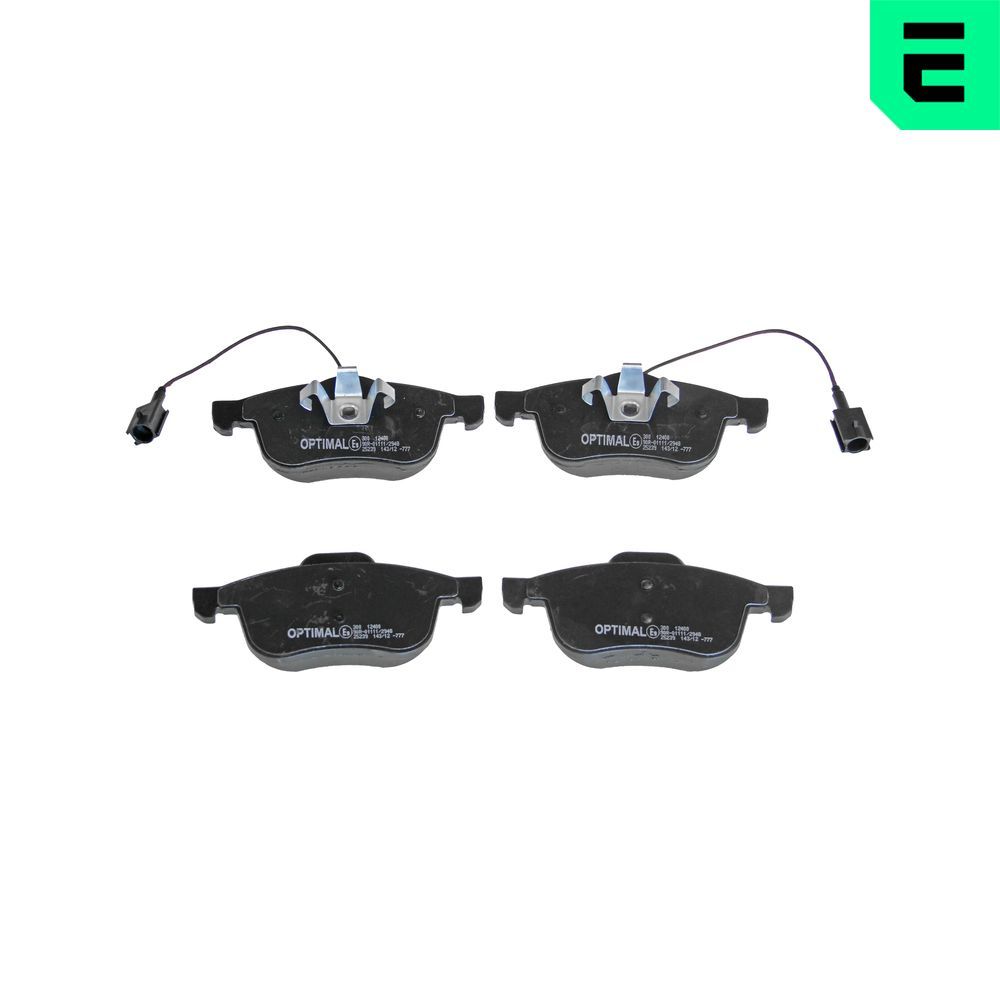 Гальмівні колодки дискові OPTIMAL BP12400 - zapix