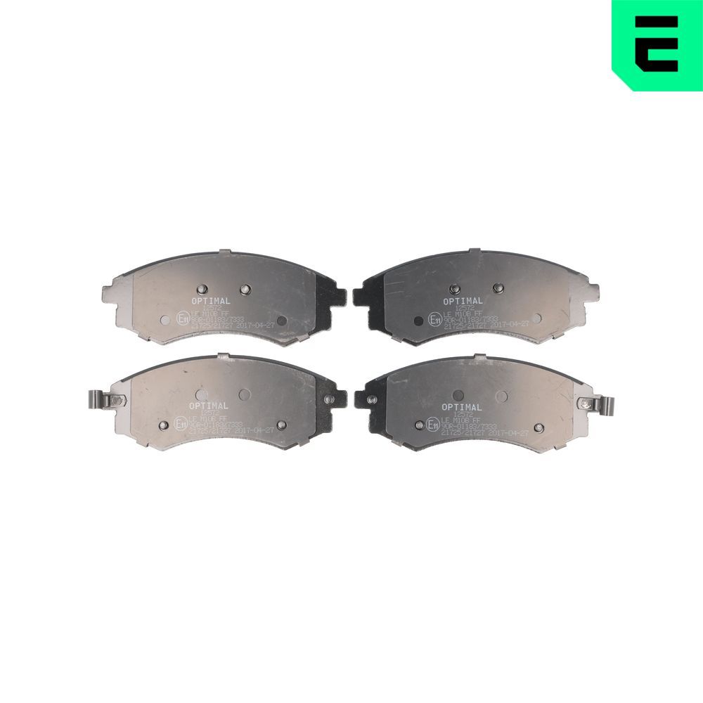 Гальмівні колодки дискові OPTIMAL BP12572 - zapix