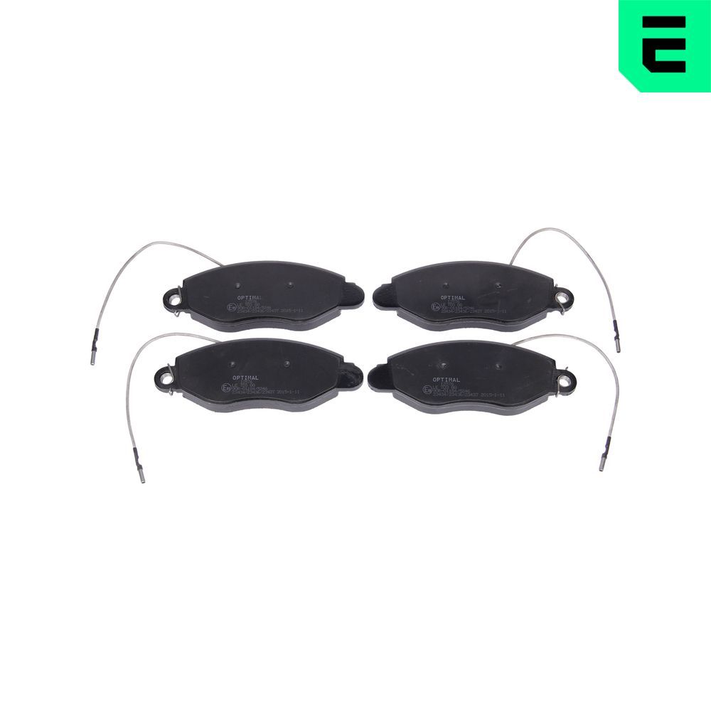 Гальмівні колодки дискові OPTIMAL BP12576 - zapix