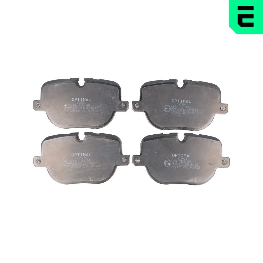 Гальмівні колодки дискові OPTIMAL BP12594 - zapix